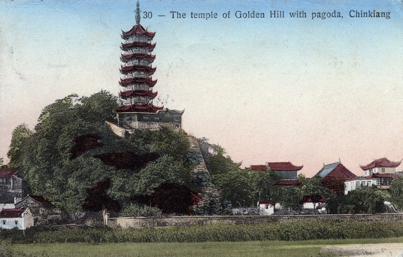 1910年金山寺明信片
